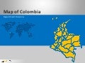 Colombia Map: 100% Editable