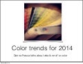 Paint Color Trends for 2014