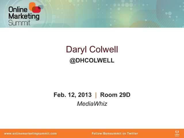 MediaWhiz POV: Content Marketing Like a Pro, Tactics and Techniques. 