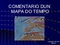 Comentario dun mapa do tempo