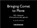 COMET in Plone