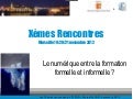 10R - Formatic Santé : communautés de pratiques de patients