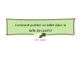 Comment publier un billet dans la salle des profs