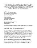 Comments on scope of economic impact review of nutrient criteria   august 11, 2011