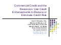 Commercial Credit and the Recession