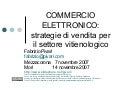 COMMERCIO ELETTRONICO: strategie di vendita per il settore vitienologico