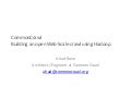 Building a Scalable Web Crawler with Hadoop