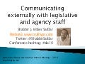 Communicating externally with shareholders