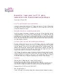 Communique 27eregion-mars2012