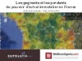 Les gagnants et les perdants du pouvoir d’achat immobilier en France (Empruntis.com / MeilleursAgents.com)