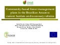 Community based forest management plans in the brazilian amazon current barriers and necessary reforms