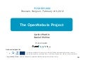 OpenNebula Project at FOSDEM 2012