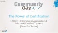 Community day  the power of certification