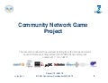 Community network game project shani