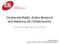 Blane Harvey: Community radio, action research and advocacy for climate justice: lessons learned from Ghana