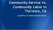 Community service and community lab...