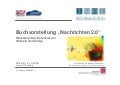 Sandra Schaffert: Buchvorstellung "Nachrichten2.0" - Vorstellung der Ergebnisse zur Nutzerinneneinbindung