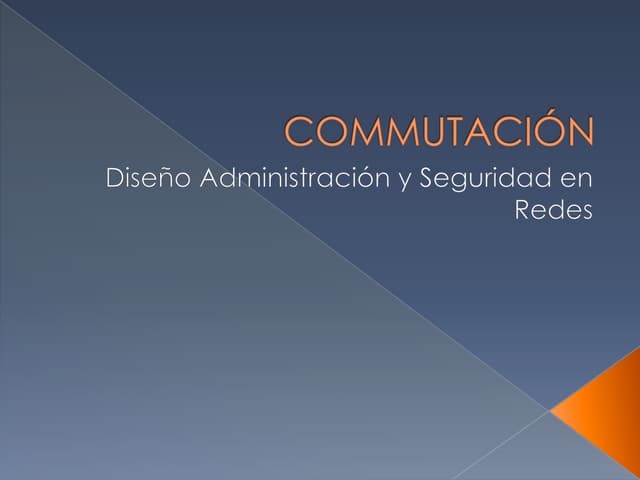 Commutación