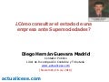 ¿Cómo consultar el estado de una empresa ante Supersociedades?