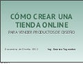 Como crear una tienda online