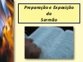 Como preparar e apresentar seu sermão