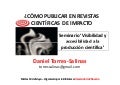 Como publicar en revistas científicas de impacto