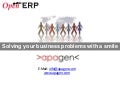 OpenERP with Apagen Solutions