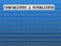 Comparatives superlatives  power point