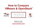 How to Compare VMWare and OpenStack