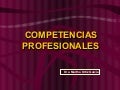 Competencias profesionales