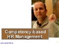 Competency based hr management