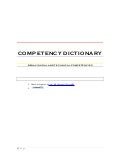 Competency dictionay   copy - copy - copy