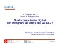 Quali competenze digitali per insegnare al tempo del web2.0?
