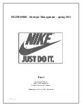 Nike, Competitive Advantages