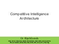 Competitive Intelligence Architecture