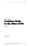 Complete guide to the nikon d700 (1st. edition)