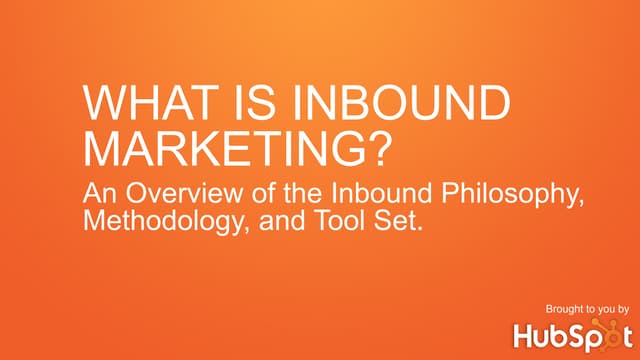 What is Inbound Marketing? A Compre...