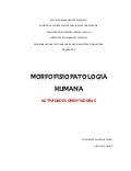 Morfofisiopatología Humana I (Actividades Orientadoras)