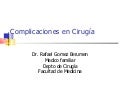 Complicaciones En CirugíA