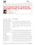 Comprehensive social media strategy by john bell