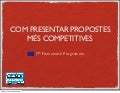 Com presentar propostes mes competitives