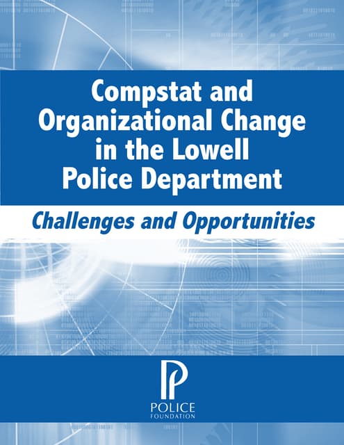 Compstat challenges and opportunities