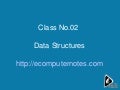 Computer notes  - List