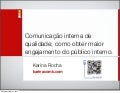 Comunicação interna de qualidade; como obter maior engajamento do público interno
