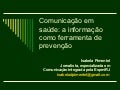 Comunicação em saúde