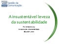 Comunicação & Sustentabilidade