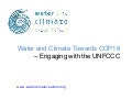 Linking up Development Agendas and Putting Water Security First - CONAGUA