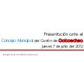 Presentación ante el Concejo Municipal de Goicoechea