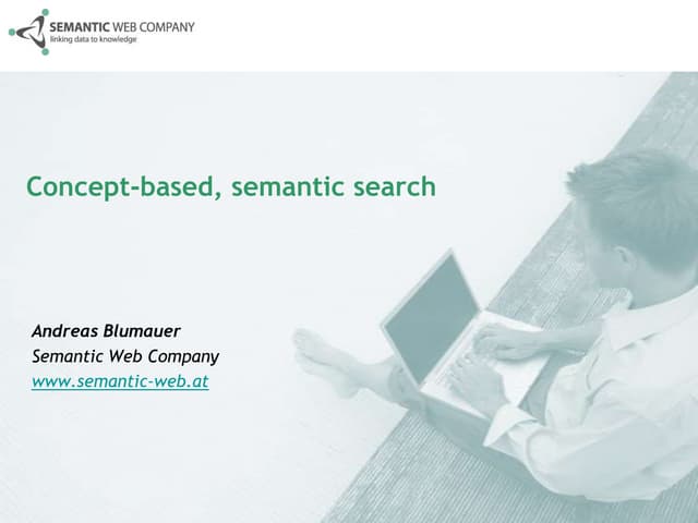 Concept based semantic search