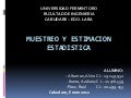 Concepto de muestreo